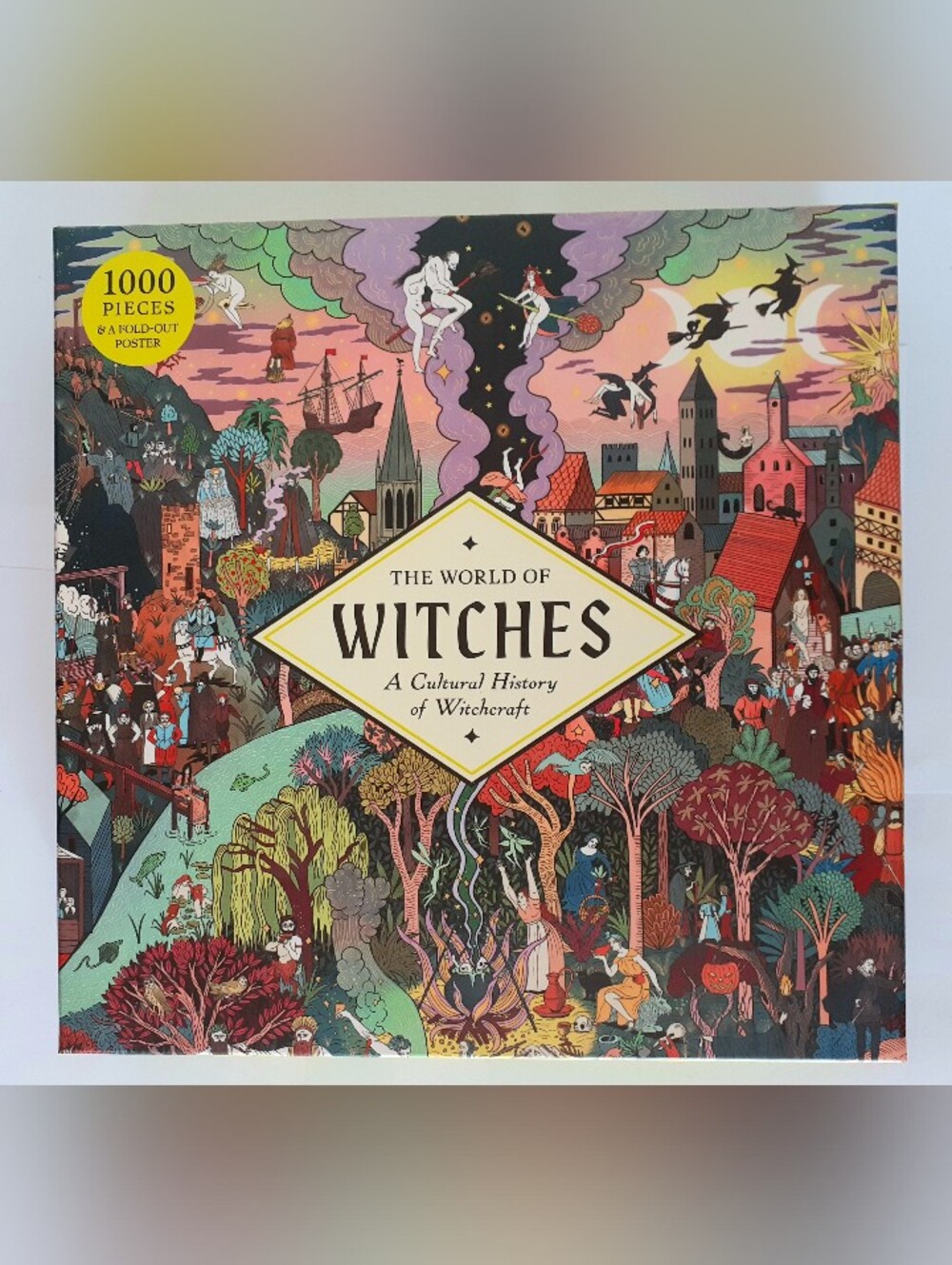 "World of Witches" Jigsaw Puzzle (and poster), NIB